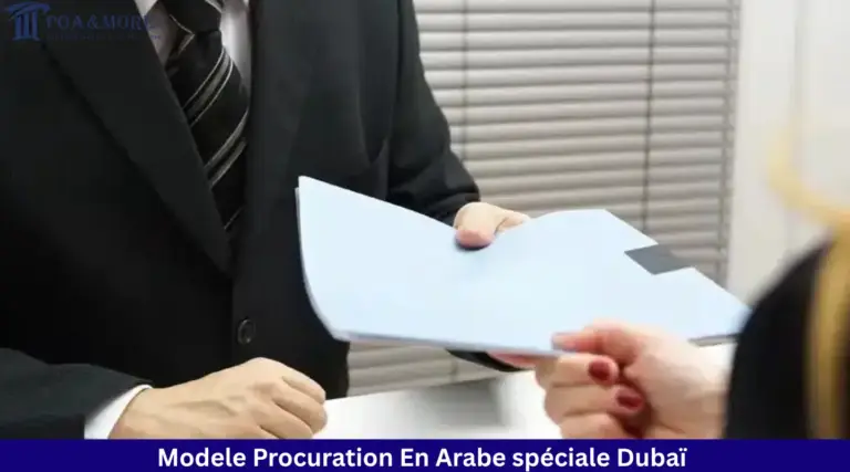 Procuration En Arabe