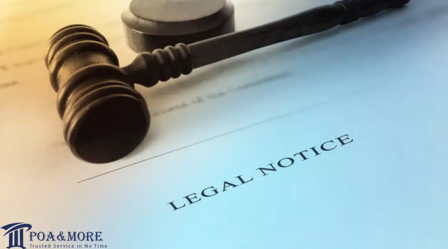 How to send legal notice in Dubai