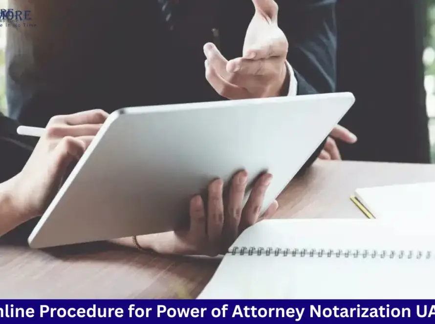 online procedure for power of attorney notarization