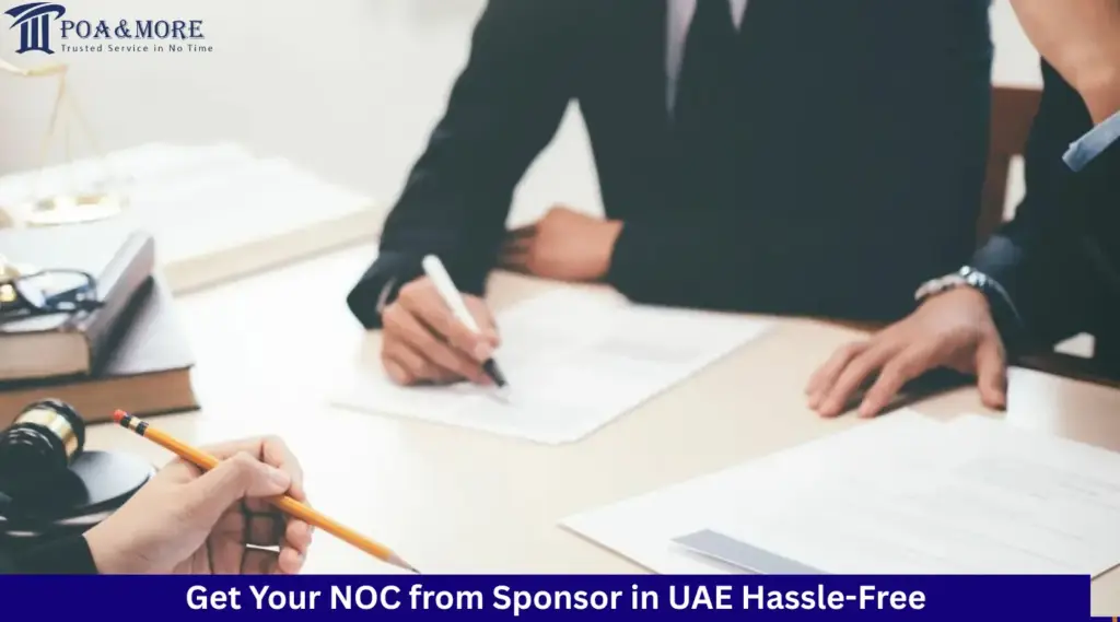 NOC from Sponsor 2