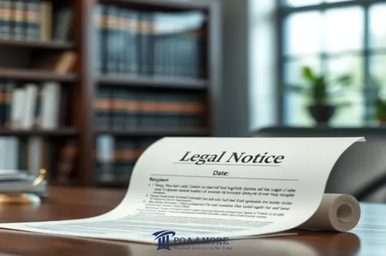 when legal notice mandatory uae